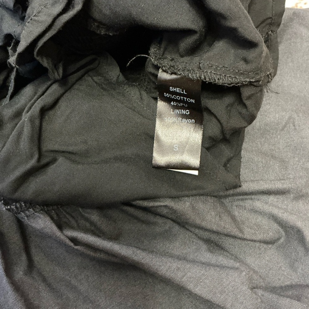 Mustard Seed Black Tiered Mini Skirt Sz S - Picture 4 of 5